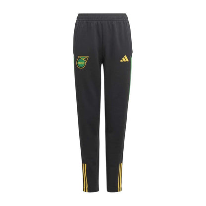 Black - Front - Adidas Childrens-Kids Tiro 23 Jamaica Training Tracksuit Bottoms