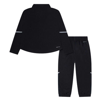 Black - Back - Nike Childrens-Kids Tracksuit Set