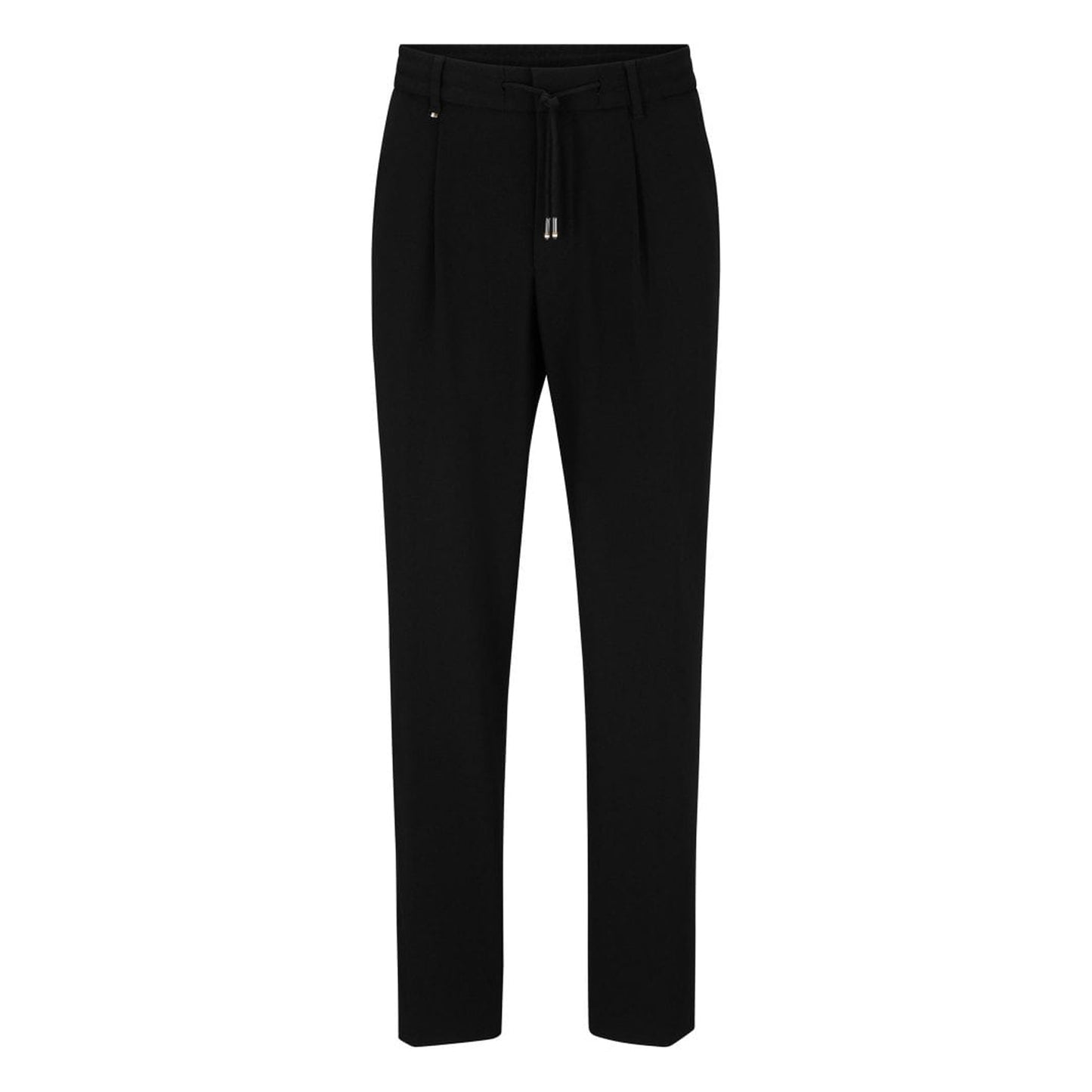 Black - Front - Boss Unisex Adult Pleated Regular Trousers