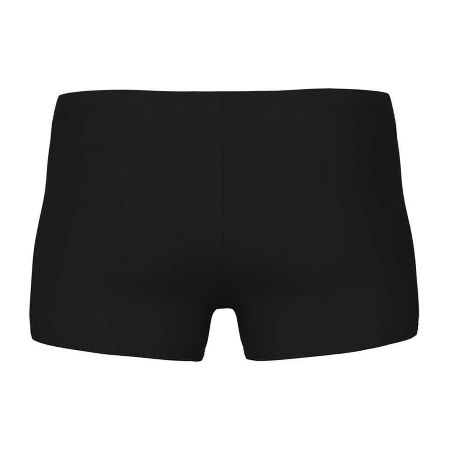 Black-White - Back - Arena Mens Poseidon Logo Swim Shorts