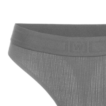 Smoke - Side - Wolford Womens-Ladies Beauty Cotton Thong