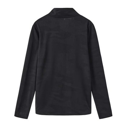 Black - Back - Everlast Childrens-Kids Flex Quarter Zip Top