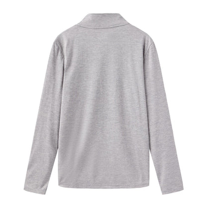 Grey Marl - Back - Everlast Childrens-Kids Flex Quarter Zip Top