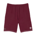 Red - Front - Lacoste Mens Roland Garro Edition Fleece Tennis Shorts