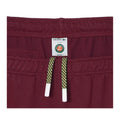 Red - Back - Lacoste Mens Roland Garro Edition Fleece Tennis Shorts