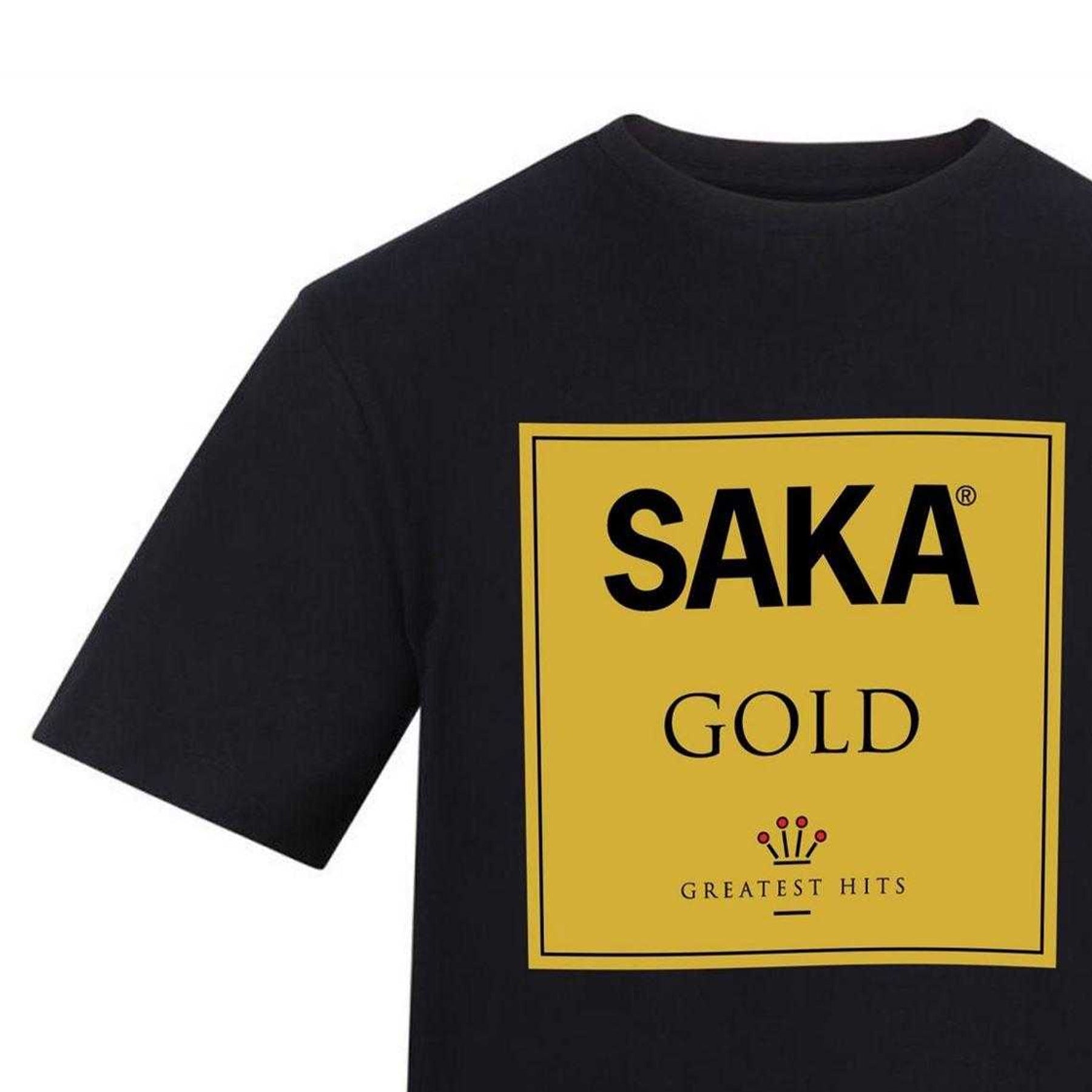 Black - Side - AWD Unisex Adult Saka Graphic Print T-Shirt