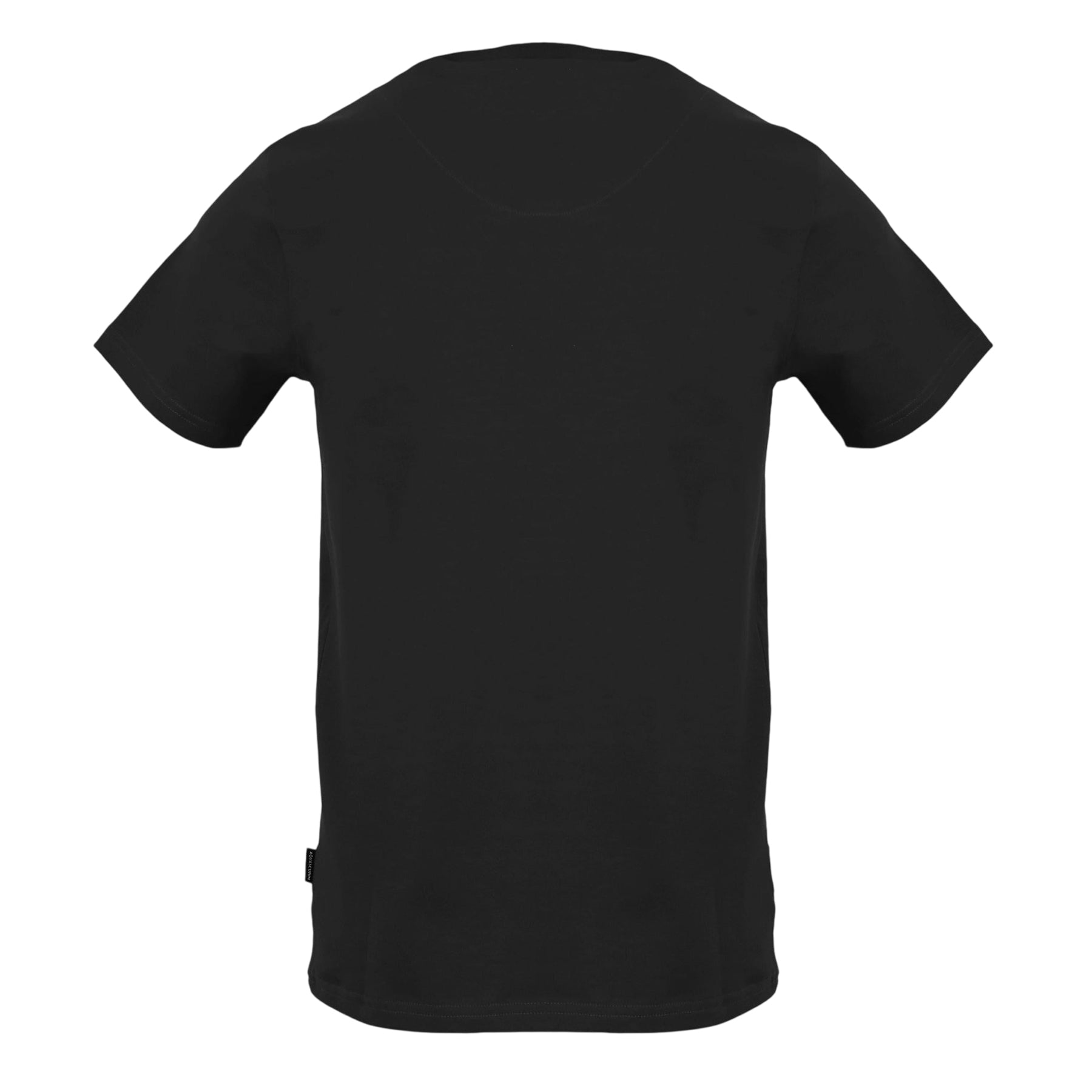 Black - Back - Aquascutum Mens Aquascutum Script T-Shirt