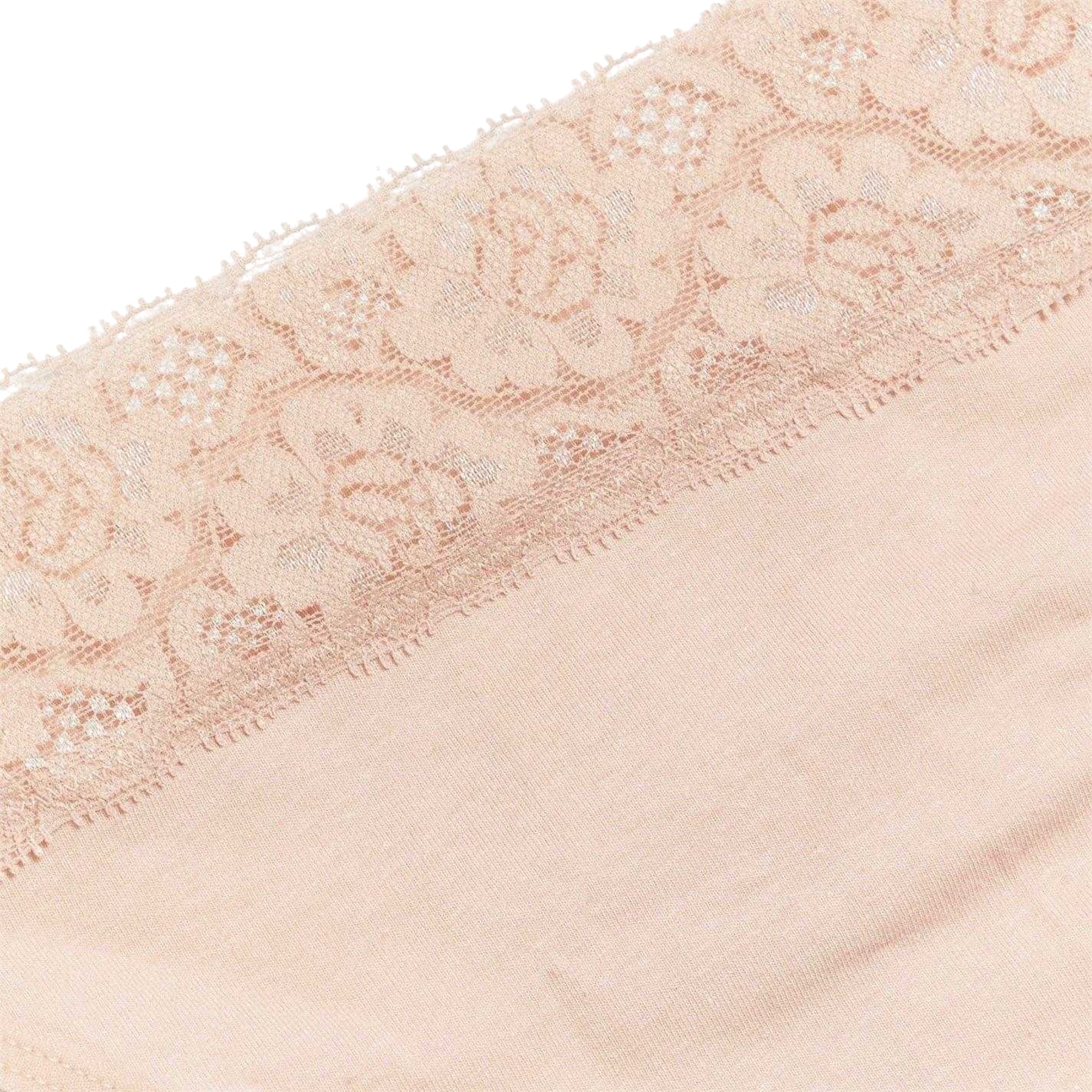 Black-White-Nude - Pack Shot - Be You Womens-Ladies Lace Trim Cotton Thong (Pack of 5)