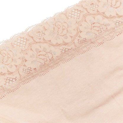 Black-White-Nude - Pack Shot - Be You Womens-Ladies Lace Trim Cotton Thong (Pack of 5)