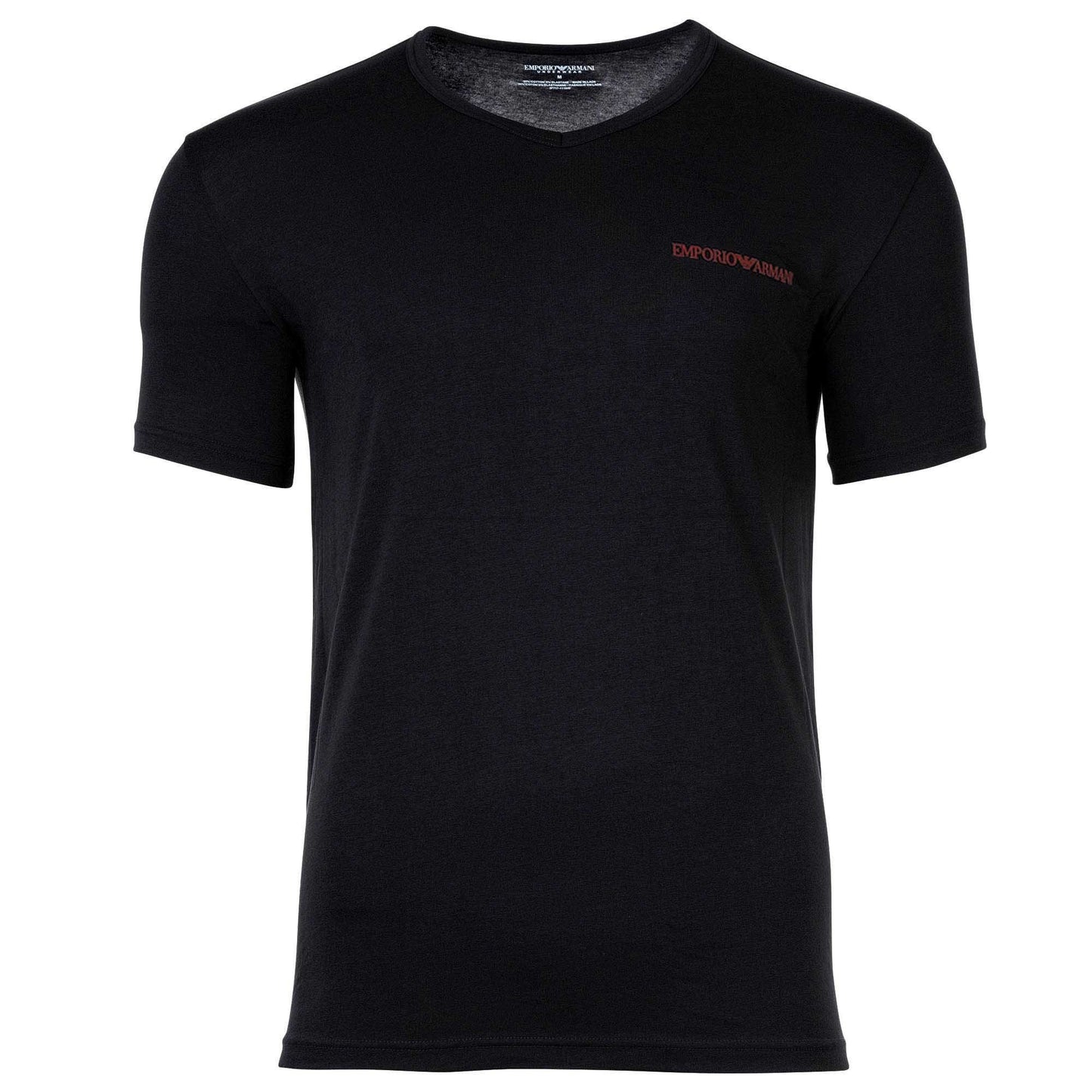 Black - Back - Emporio Armani Mens T-Shirt (Pack of 2)