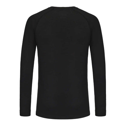 Black - Back - Nevica Mens Logo Base Layer Top