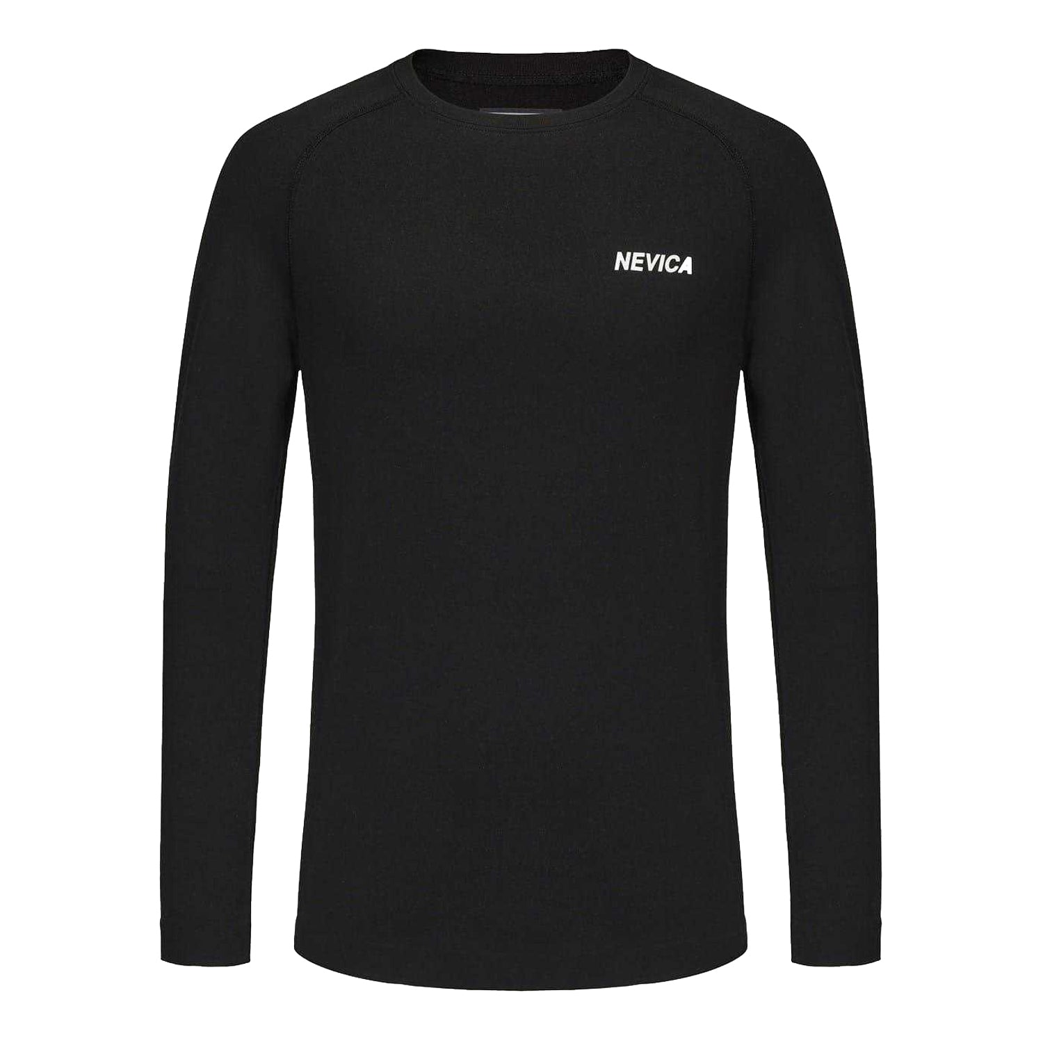 Black - Front - Nevica Mens Logo Base Layer Top