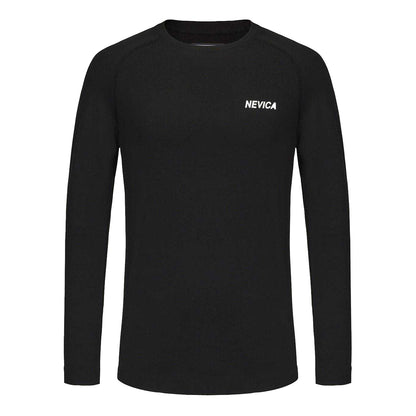 Black - Front - Nevica Mens Logo Base Layer Top