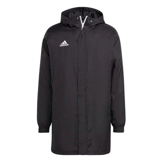Black - Front - Adidas Mens Entrada 22 Long Length Jacket