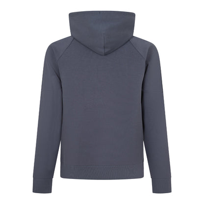 Dark Grey - Back - Boss Mens Raglan Full Zip Hoodie