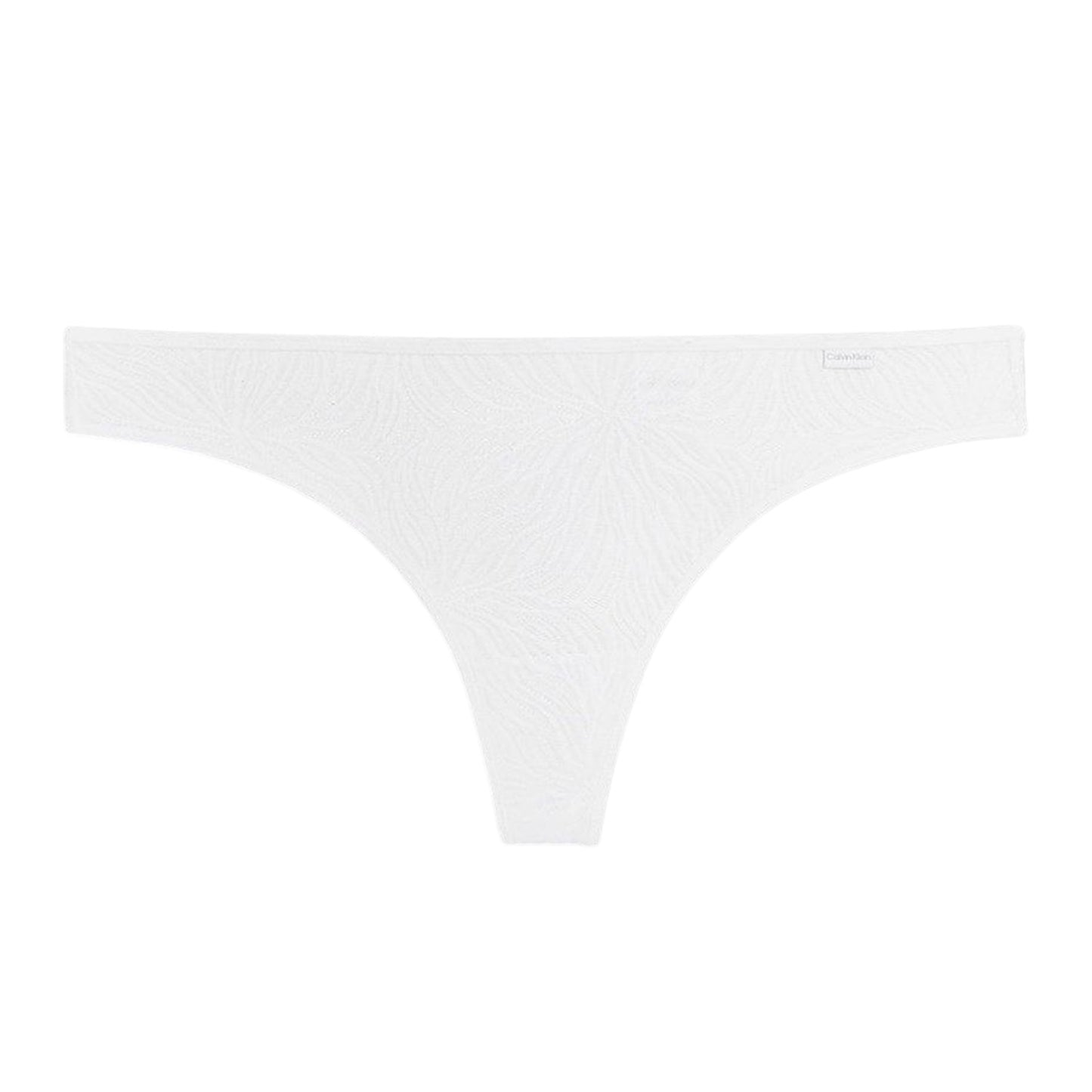 White - Front - Calvin Klein Womens-Ladies Marquisette Sheer Thong