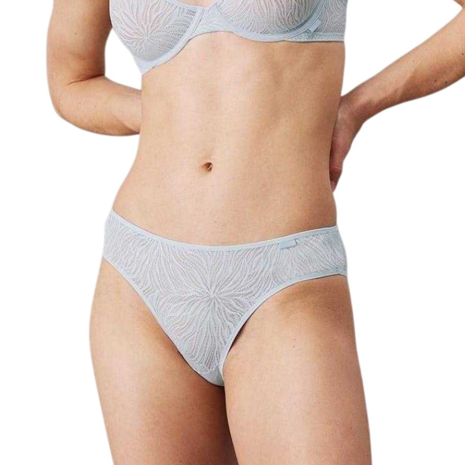 Plein Air - Front - Calvin Klein Womens-Ladies Marquisette Sheer Thong