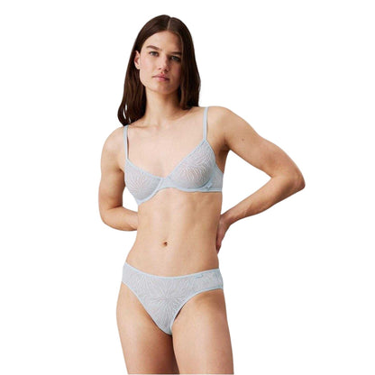 Plein Air - Side - Calvin Klein Womens-Ladies Marquisette Sheer Thong