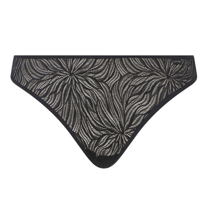 Black - Front - Calvin Klein Womens-Ladies Marquisette Sheer Thong