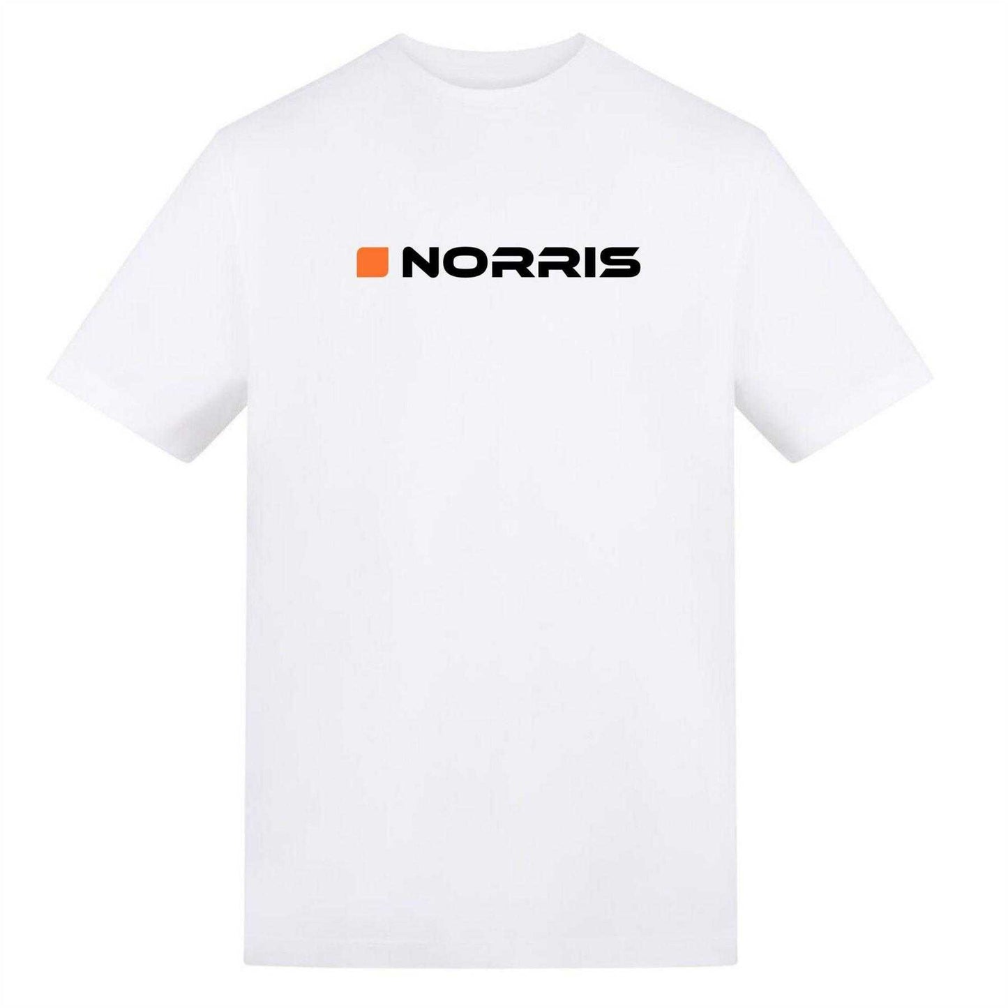 White - Front - F1 Unisex Adult Lando Norris T-Shirt