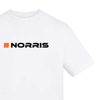 White - Side - F1 Unisex Adult Lando Norris T-Shirt