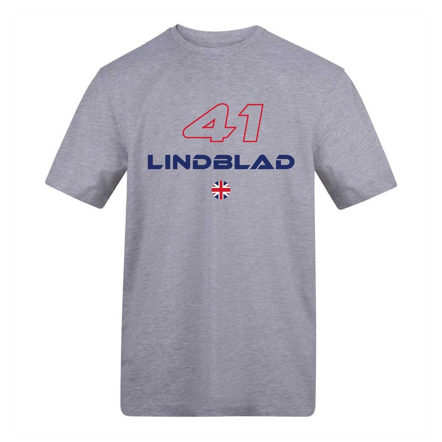 Grey - Front - AWD Unisex Adult Lindblad 41 Ferrari F1 T-Shirt