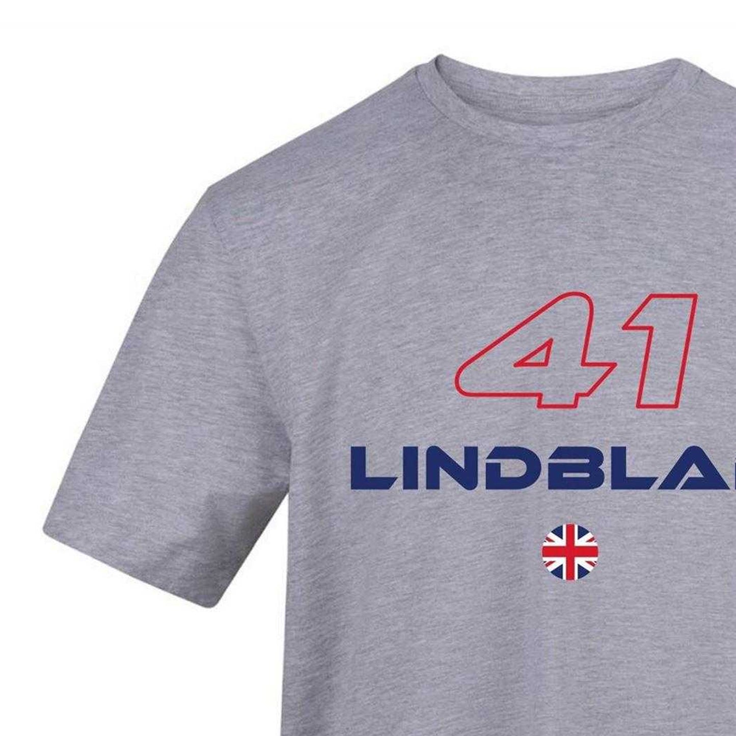 Grey - Side - AWD Unisex Adult Lindblad 41 Ferrari F1 T-Shirt