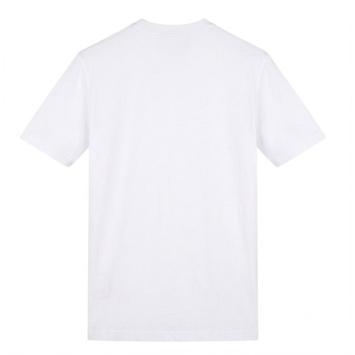 White - Back - AWD Unisex Adult Casual Snooker T-Shirt