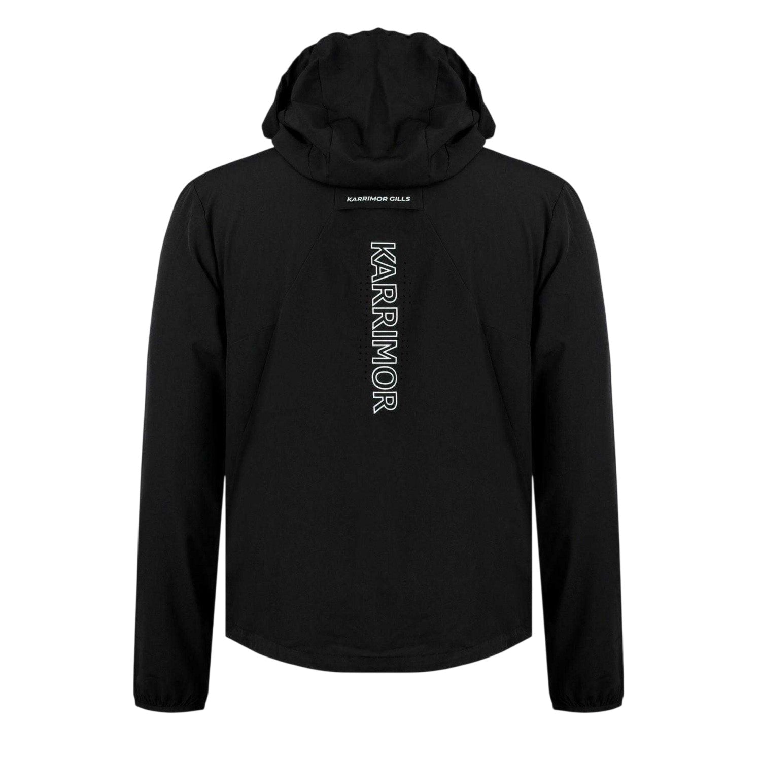 Black - Back - Karrimor Mens Trail Reflective Slim Jacket