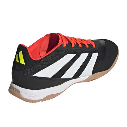 Black-White-Red - Back - Adidas Mens Predator League Suede Indoor Football Boots