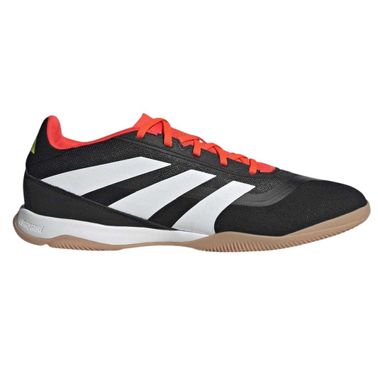 Black-White-Red - Front - Adidas Mens Predator League Suede Indoor Football Boots