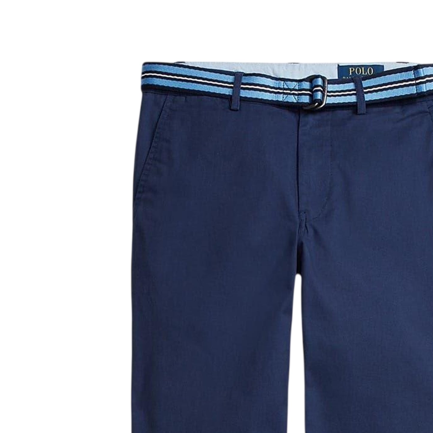 Navy - Side - Ralph Lauren Childrens-Kids Polo Regular Chinos