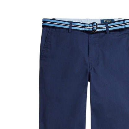 Navy - Side - Ralph Lauren Childrens-Kids Polo Regular Chinos