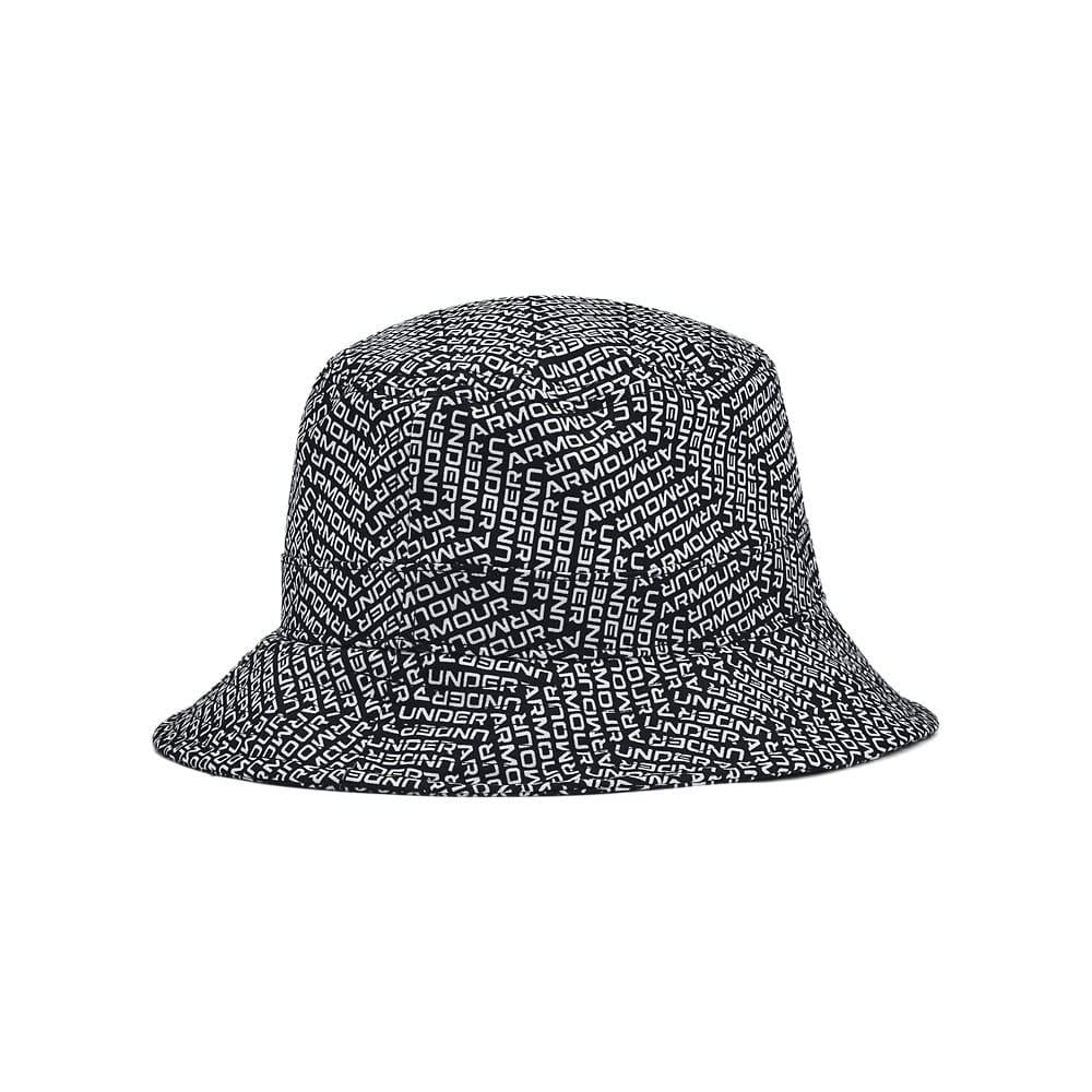 Black - Back - Under Armour Sportstyle Repeat Logo Bucket Hat