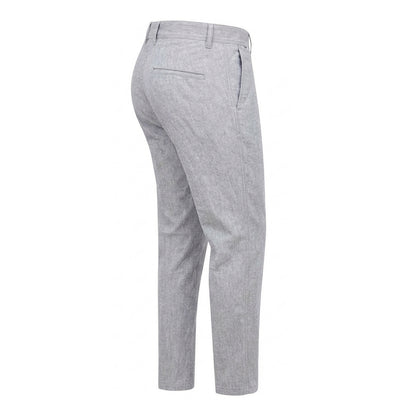 Medium Blue - Back - Boss Mens Straight Chinos