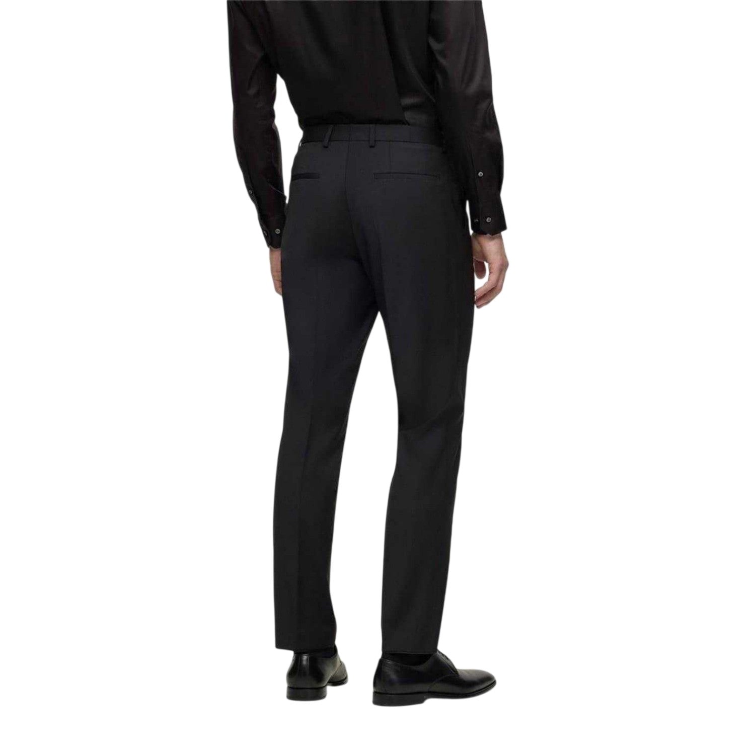 Black - Back - Boss Mens Leon Chinos