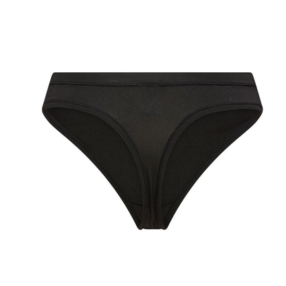 Black-Grey-Berry - Side - Reebok Womens-Ladies Agatha Thong (Pack of 3)
