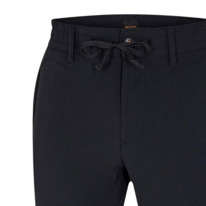 Black - Side - Boss Mens Tapered Chinos