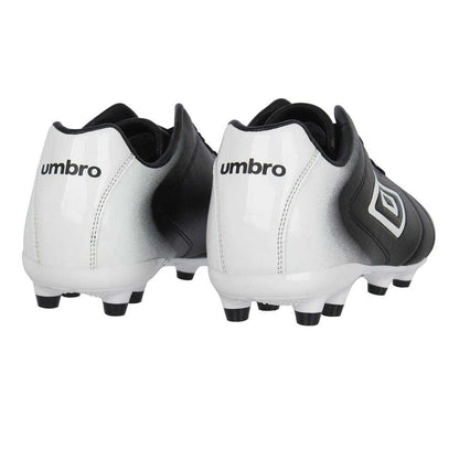 Black-White - Back - Umbro Mens Calcio Firm Ground Football Boots