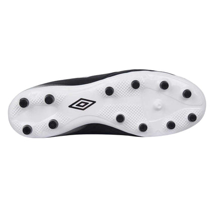 Black-White - Side - Umbro Mens Calcio Firm Ground Football Boots