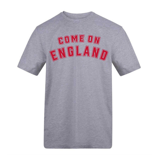 Grey - Front - England Unisex Adult England World Cup Graphic Print Cotton Blend T-Shirt