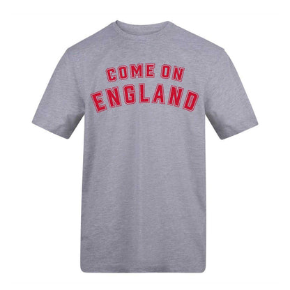Grey - Front - England Unisex Adult England World Cup Graphic Print Cotton Blend T-Shirt
