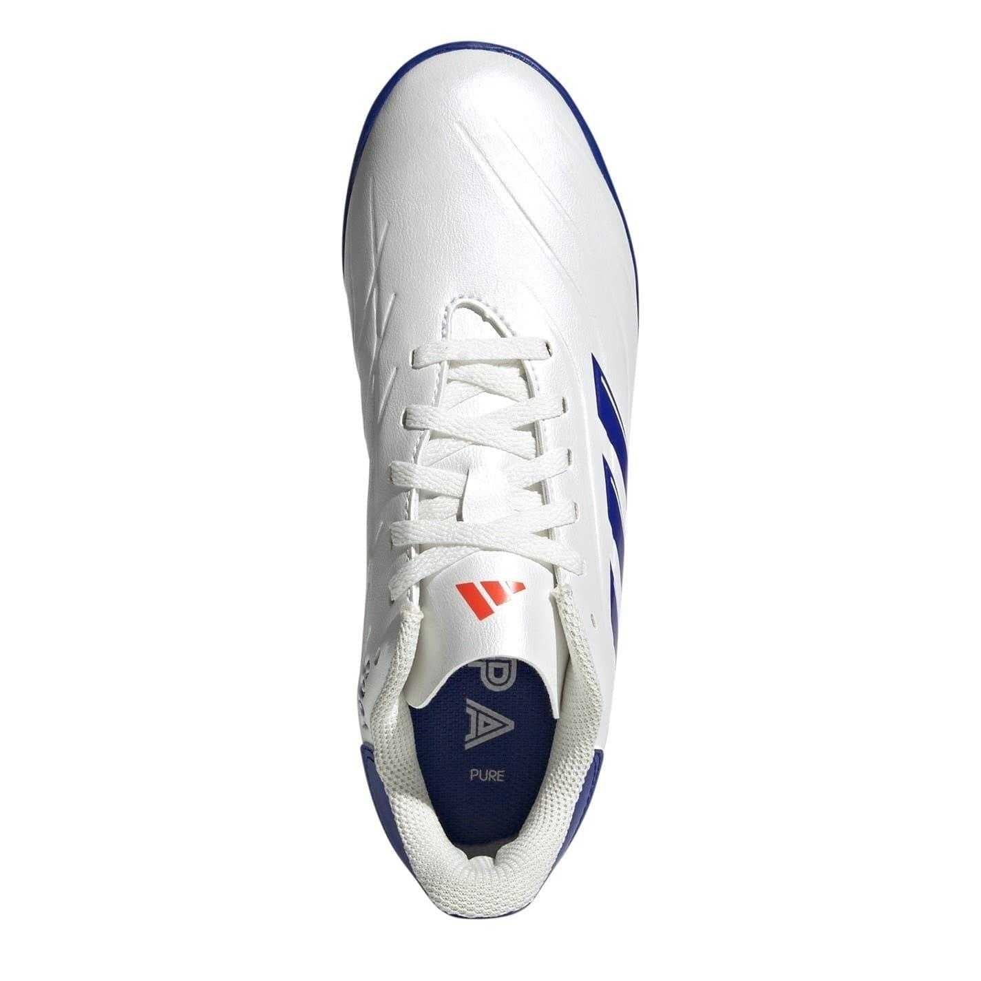White-Blue-Red - Lifestyle - Adidas Childrens-Kids Copa Pure 2 Club Indoor Football Shoes