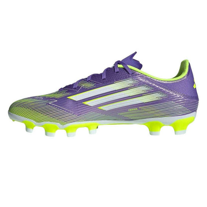 Purple-White - Side - Adidas Unisex Adult F50 Football Boots