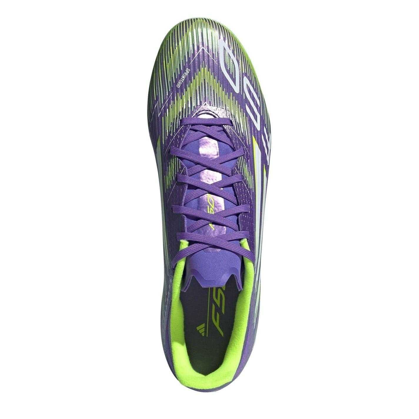 Purple-White - Lifestyle - Adidas Unisex Adult F50 Football Boots