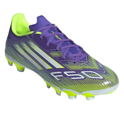 Purple-White - Pack Shot - Adidas Unisex Adult F50 Football Boots