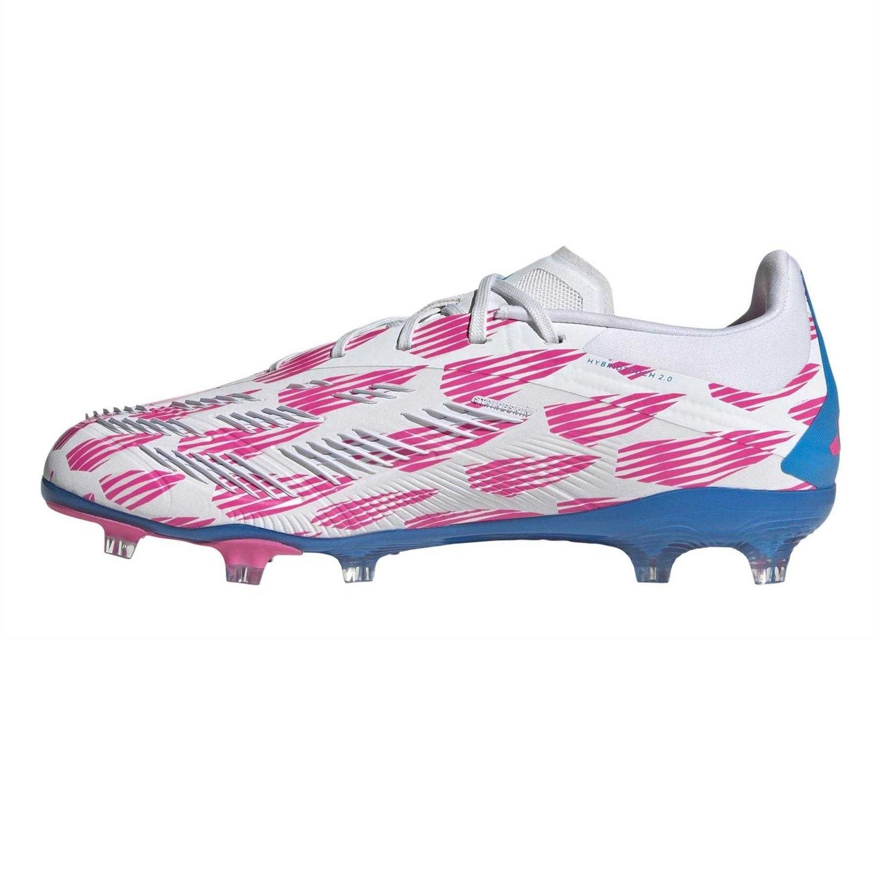 White - Side - Adidas Boys Firm Ground Football Boots