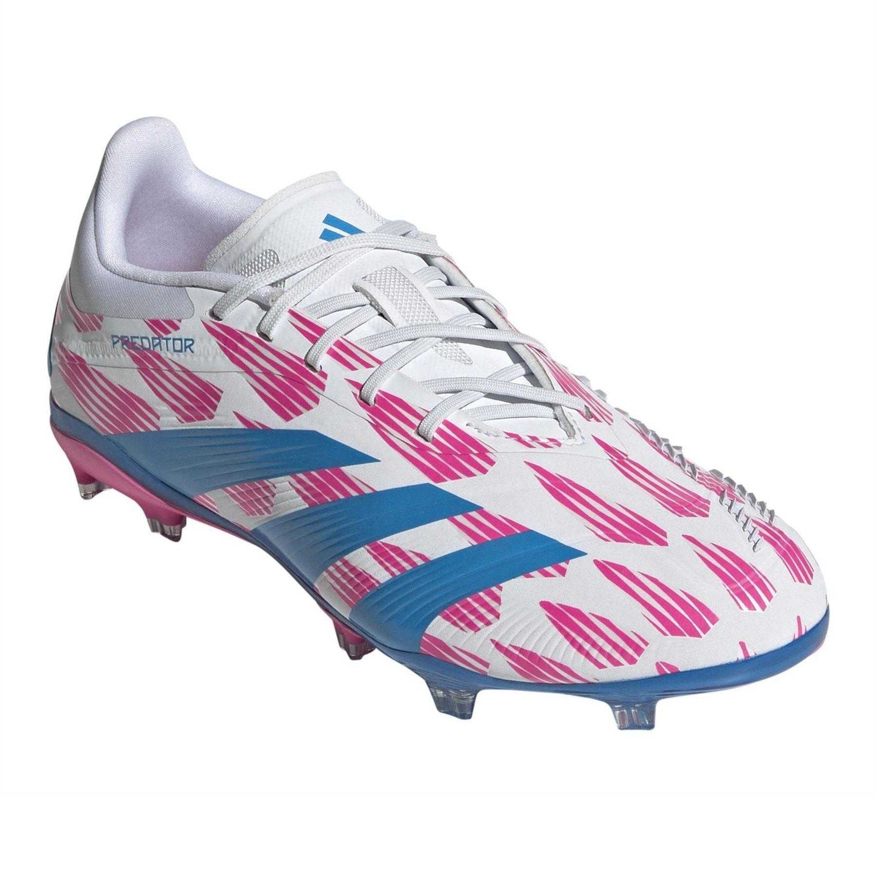 White - Pack Shot - Adidas Boys Firm Ground Football Boots