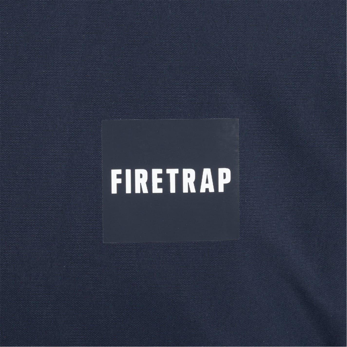Navy - Lifestyle - Firetrap Mens Colour Block Bomber Jacket