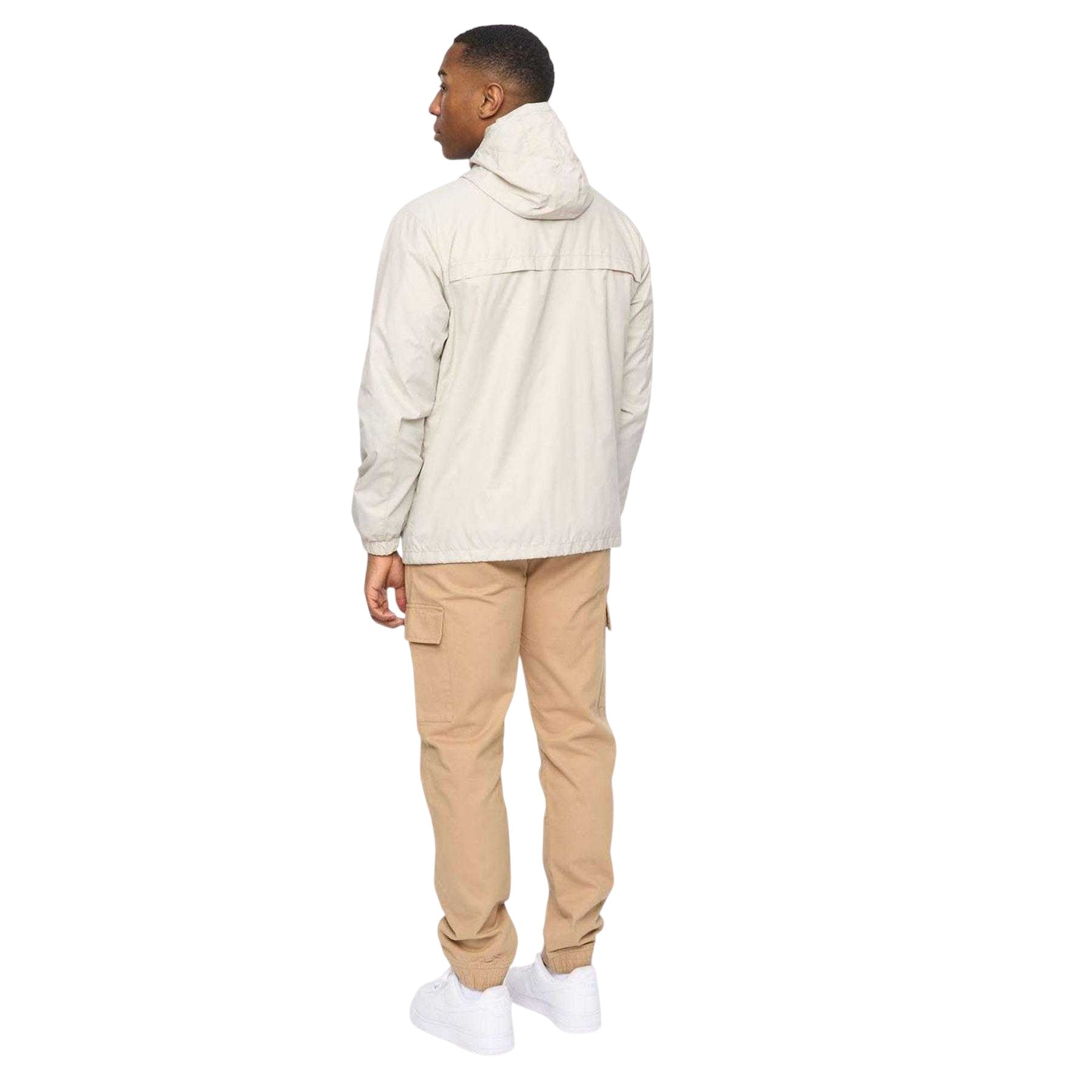Stone - Back - Crosshatch Mens Utilate Jacket